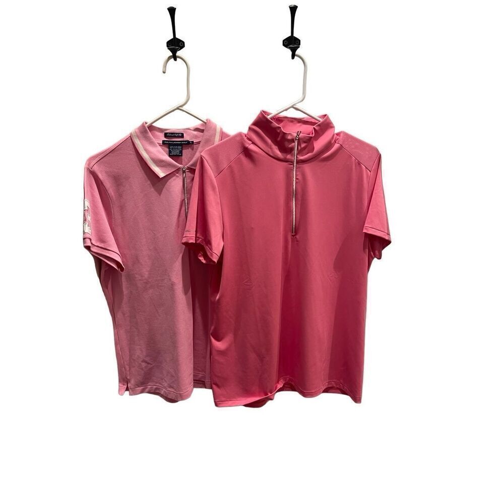 Bundle of Ralph Lauren Golf Pink Polos Women’s Size Large